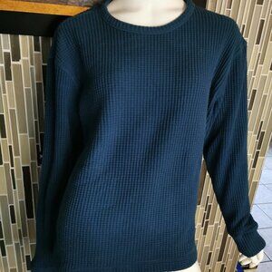 Ugg Waffle sweater Thermal Blue Size Medium men's 0427 The UGG Waffle sweater